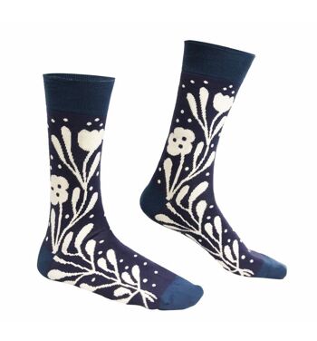 Chaussettes bio à motif floral - chaussettes avec motif de Lisa Junius "Flowers" 2