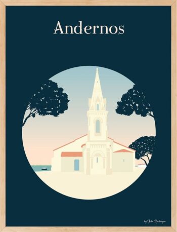 Affiche ANDERNOS L´Eglise 2
