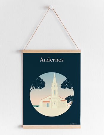 Affiche ANDERNOS L´Eglise 5