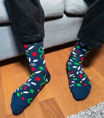 Myriam Van Neste Apple Socks - chaussettes bio à motif pomme 1