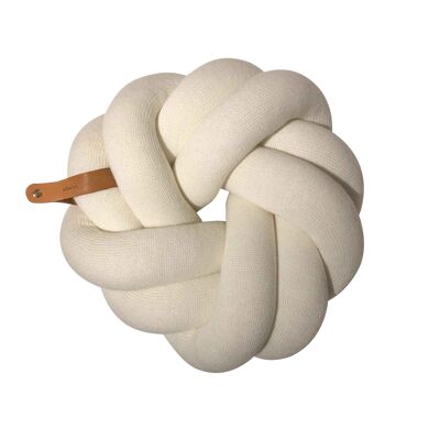 Blossom knot pillow, snow white