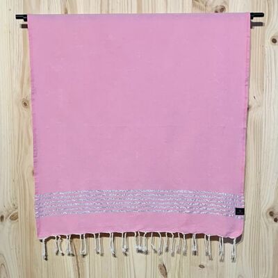 Fouta Lurex Rose