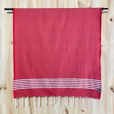 Fouta Lurex Rouge