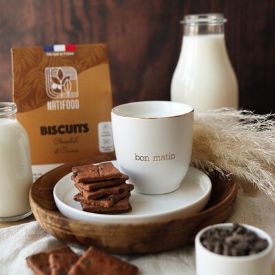 Organic chocolate and cocoa cookies 100g