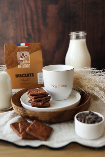 Biscuits Chocolat et Cacao 100g BIO 1