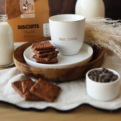Galletas de chocolate y cacao ecológicas 100g