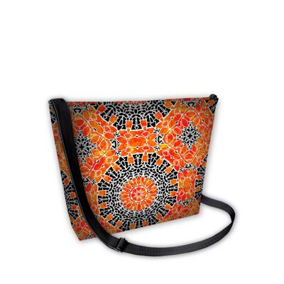 Borsa A Tracolla Kalahari In Canvas Linea Samba Bertoni