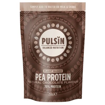 Proteína de guisante sabor chocolate natural (6x250g)