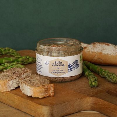 Pâté aux pointes d'Asperges Vertes - bio - 190g