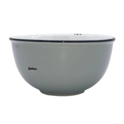 Tinware Tall Bowl - Light Grey