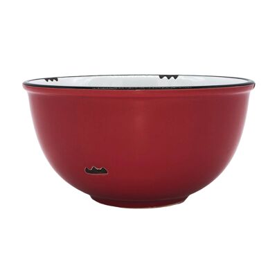 Tinware Tall Bowl - Red