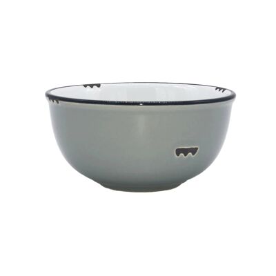Tinware Bowl Small - Light Grey