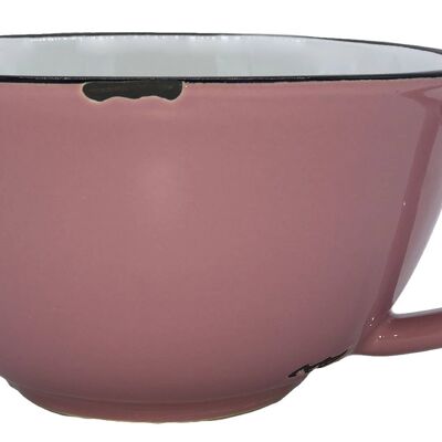 Tinware Latte Cup - Pink