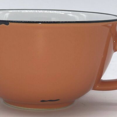 Tinware Latte Cup - Burnt Orange