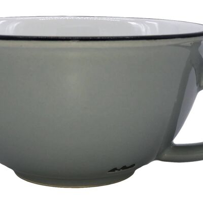 Tinware Latte Cup - Light Grey