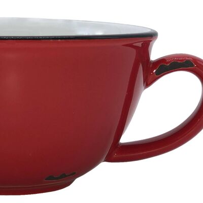 Tinware Latte Cup - Red