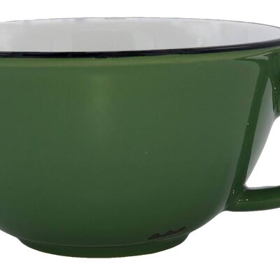 Tinware Latte Cup - Green
