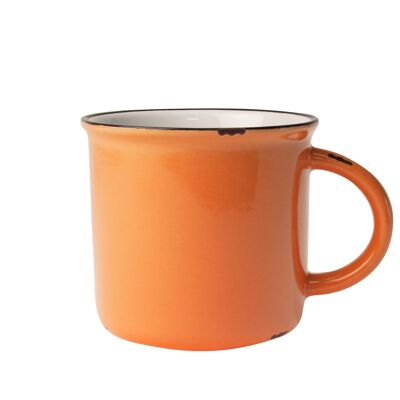 Tinware Mug - Burnt Orange