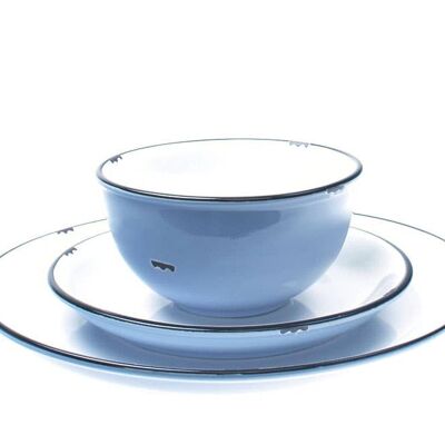 Tinware Dinner Plate - Cashmere Blue