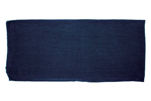 Vilnius Linen Tea Towel - Grey/Blue