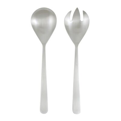 Oslo 2pc Salad Servers - w/Gift Box - Stainless Steel