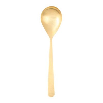 Oslo Serving Spoon - Set of 2 - Matte Gold