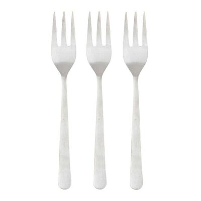 Oslo Cocktail Fork set/6 - w/Gift Box - Stainless Steel