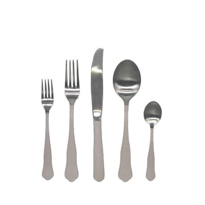 Jaipur 5pc Cutlery Set - Off White