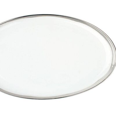 Dauville Oval Platter - Small - Platinum