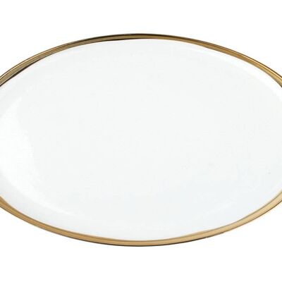 Dauville Oval Platter-Small - Gold