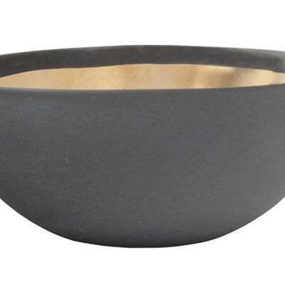 Dauville XL Bowl - Gold and Charcoal