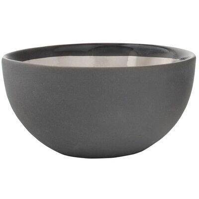 Dauville LG Bowl - Platinum and Charcoal