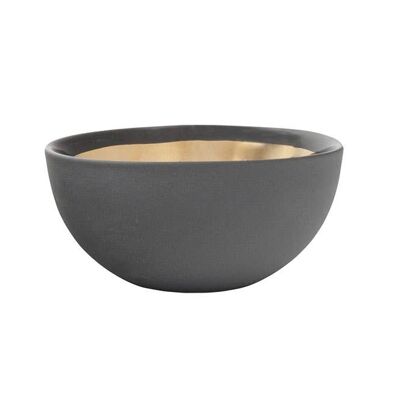 Dauville SM Bowl - Gold and Charcoal