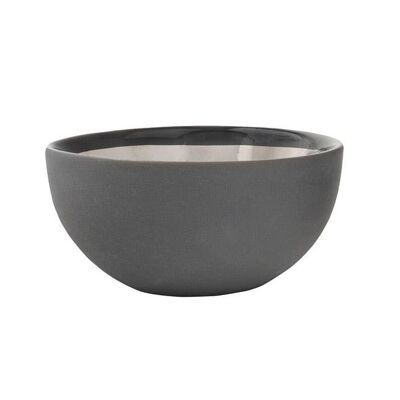 Dauville SM Bowl - Platinum and Charcoal