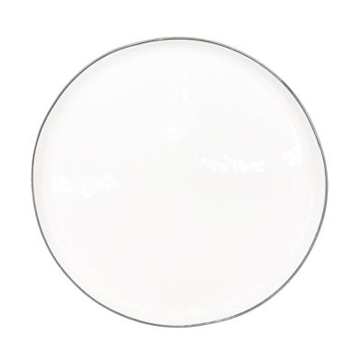 Abbesses Plate - Large - Grey