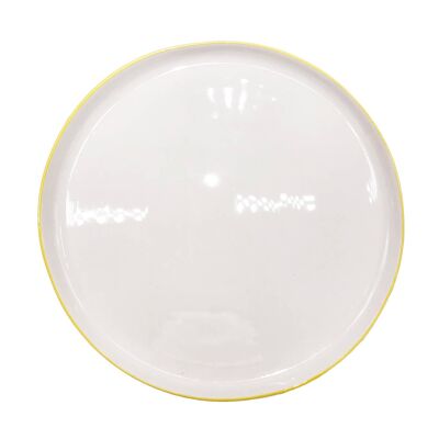 Abbesses Plate - Large - Yellow