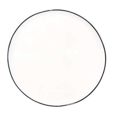 Abbesses Plate - Large - Black