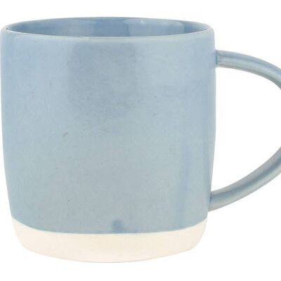 Shell Bisque Mug - Blue