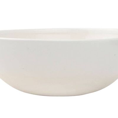 Shell Bisque Cereal Bowl - White