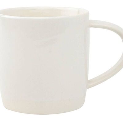 Shell Bisque Mug - White