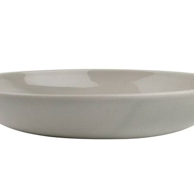 Shell Bisque Pasta Bowl - Grey