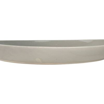 Shell Bisque Salad Serving Bowl - Grey