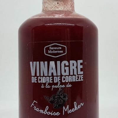 Cider vinegar from Corrèze with raspberry pulp