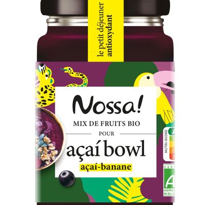Mix di frutta biologica per açaí bowl banana Nossa!