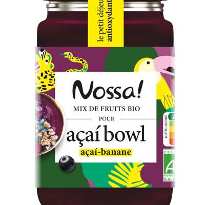 Organic fruit mix for açaí bowl banana Nossa!