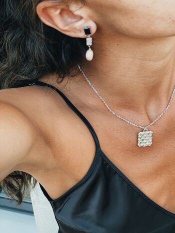 Collier All Hearts On Us - Argent 2