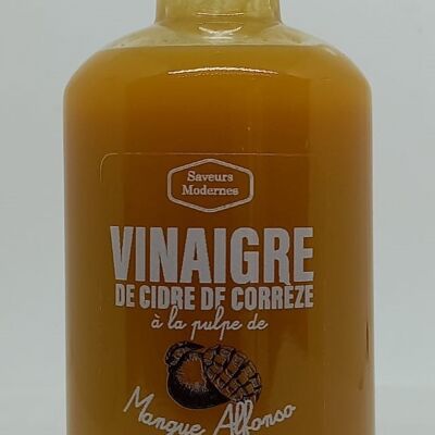 Vinaigre de cidre de Corrèze à la pulpe de mangue Alfonso