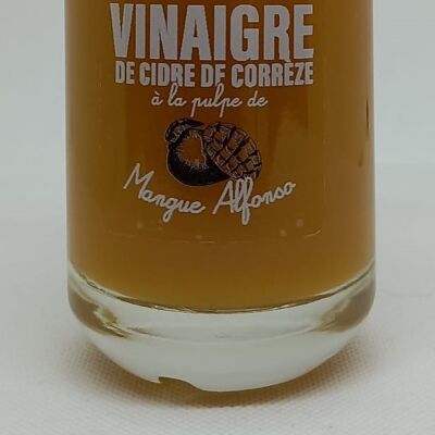 Vinaigre de cidre de Corrèze à la pulpe de mangue Alfonso
