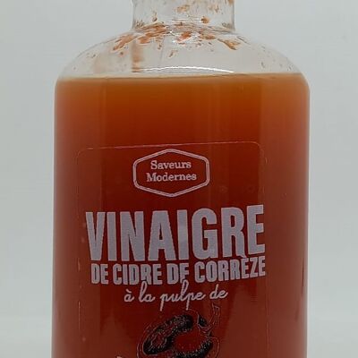 Aceto di sidro Corrèze con polpa di peperone rosso