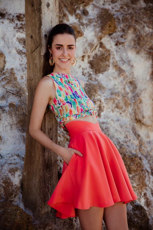 Falda Silvia Coral